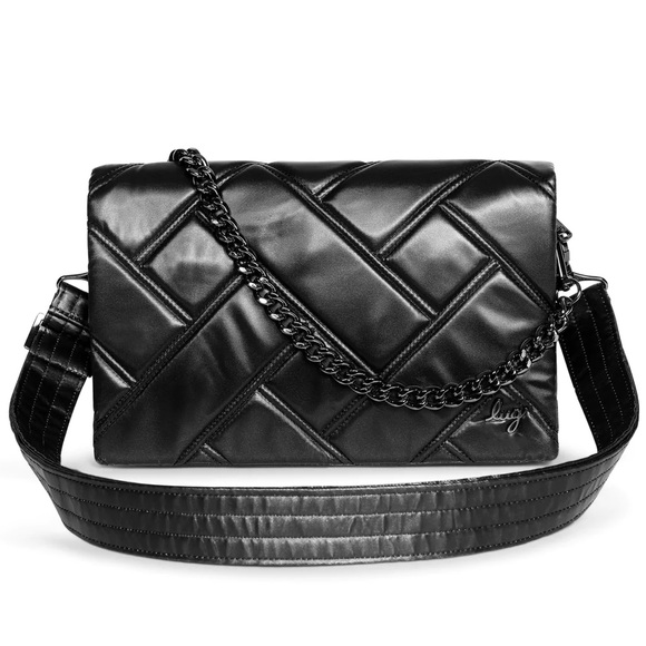 Lug Huddle black crossbody purse bag excellent condition - Picture 1 of 9